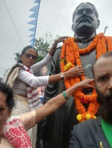 शहीद निर्मल महतो की 39 वीं पुण्यतिथि श्रद्धा सुमन अर्पित कर मनाई गई