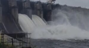 लगातार बारिश से गेतलसूद डैम का जलस्तर खतरे के करीब, दो रेडियल गेट खोले गए