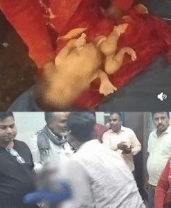 तीन घंटे की नवजात को खेत में छोड़कर भागीं महिलाएं, देवी मंदिर में बलि देने की आशंका से ग्रामीणों में सनसनी
